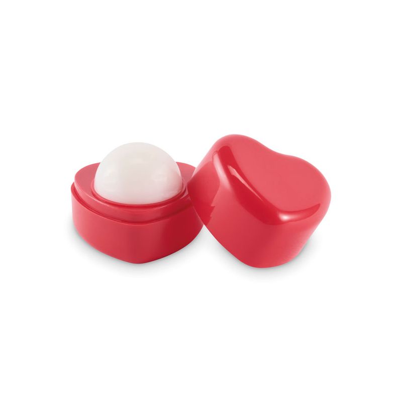 Bálsamo labial con forma de corazón