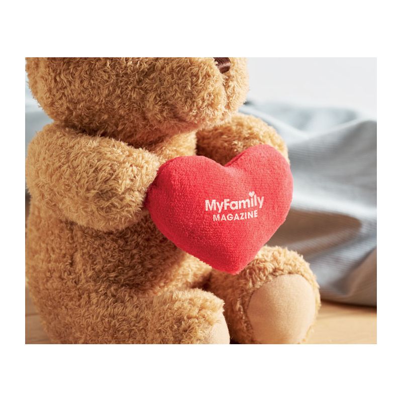 Oso de peluche con corazón