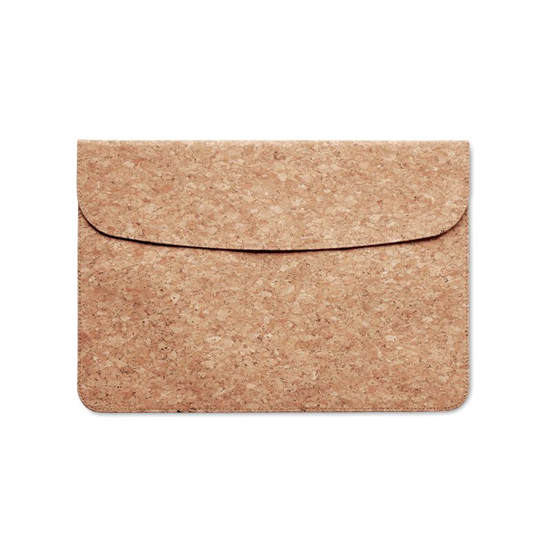 Cork case with magnetic flap