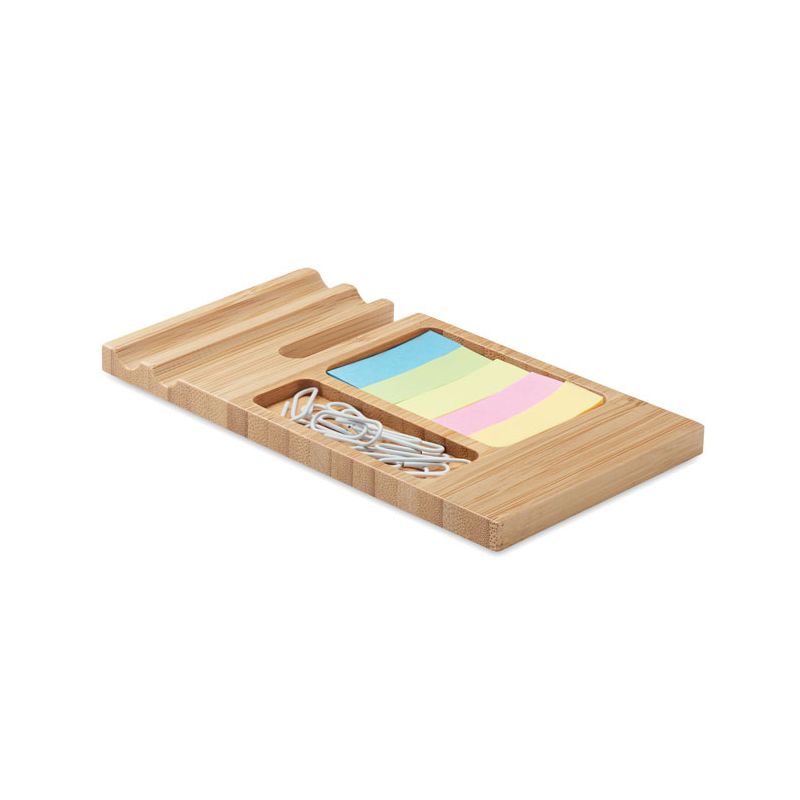 Soporte de mesa de bambú
