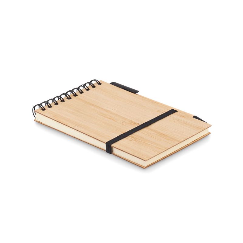 Set de bloco notas  bambu A6