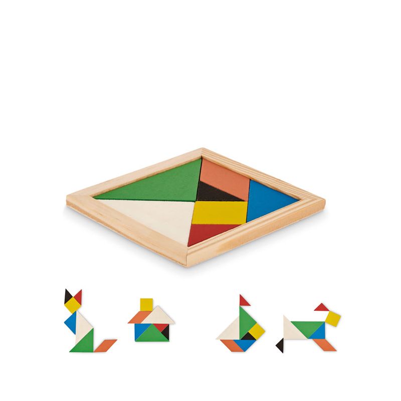 Puzzle Tangram de madera
