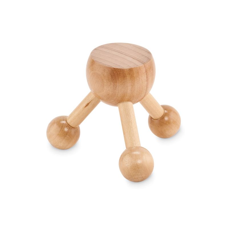 Masajeador manual de madera