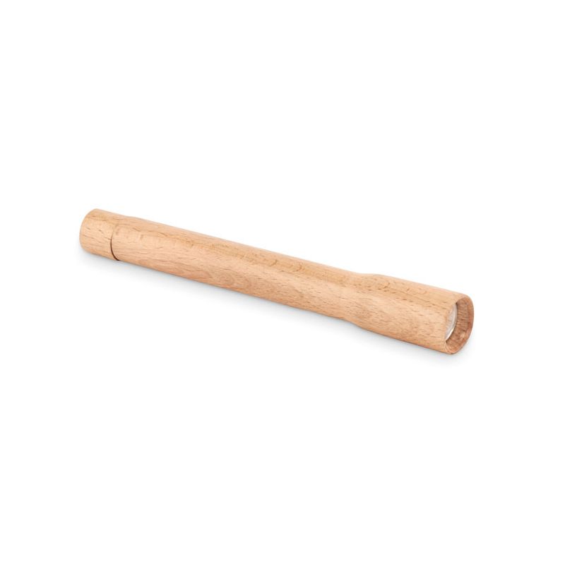 Linterna de madera luz COB