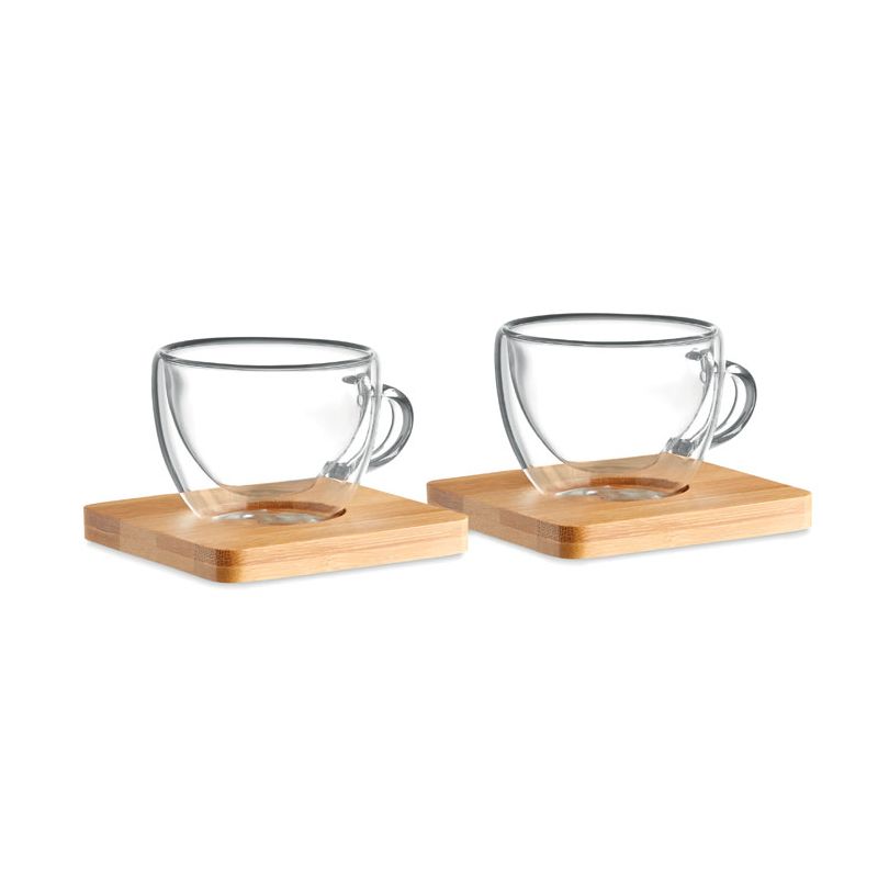 Set de 2 tazas de café espresso