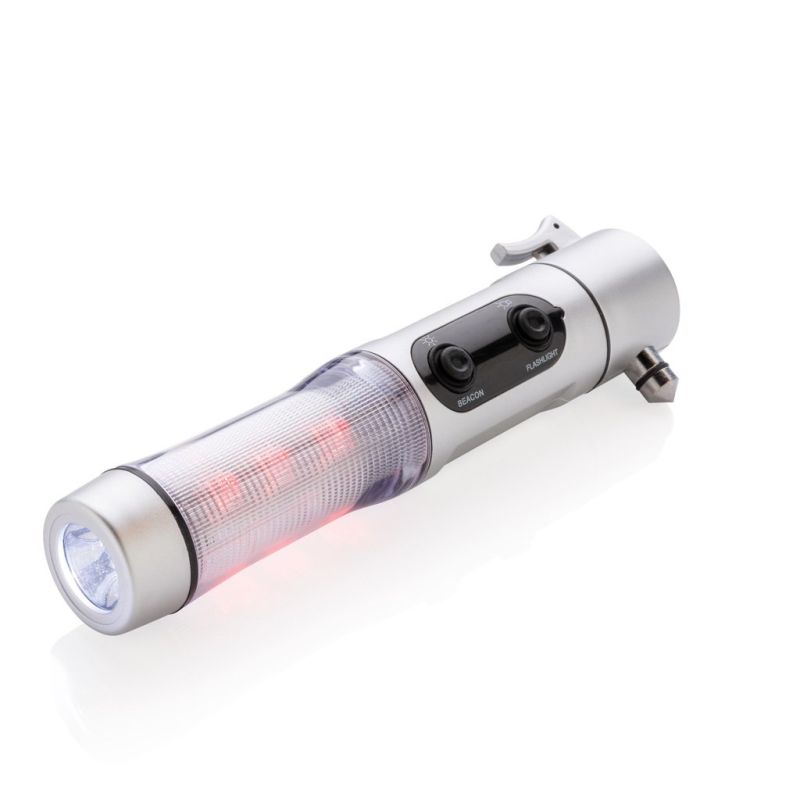 Luz de emergencia con martillo
