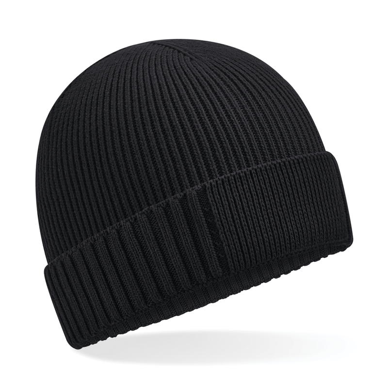 Gorro de algodón ecológico con parche técnico