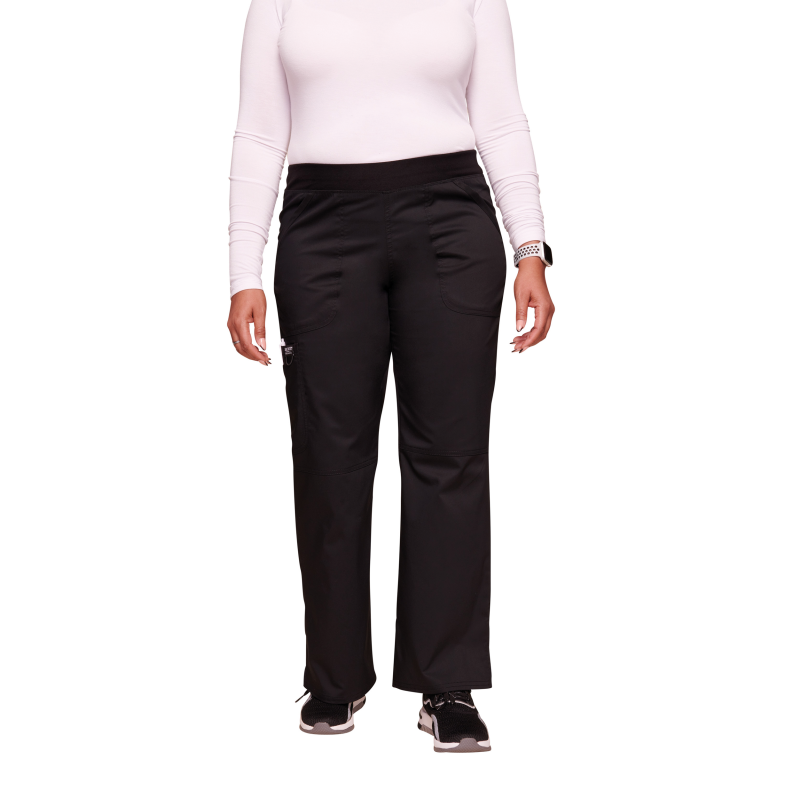 Pantalones cargo de mujer de cintura media