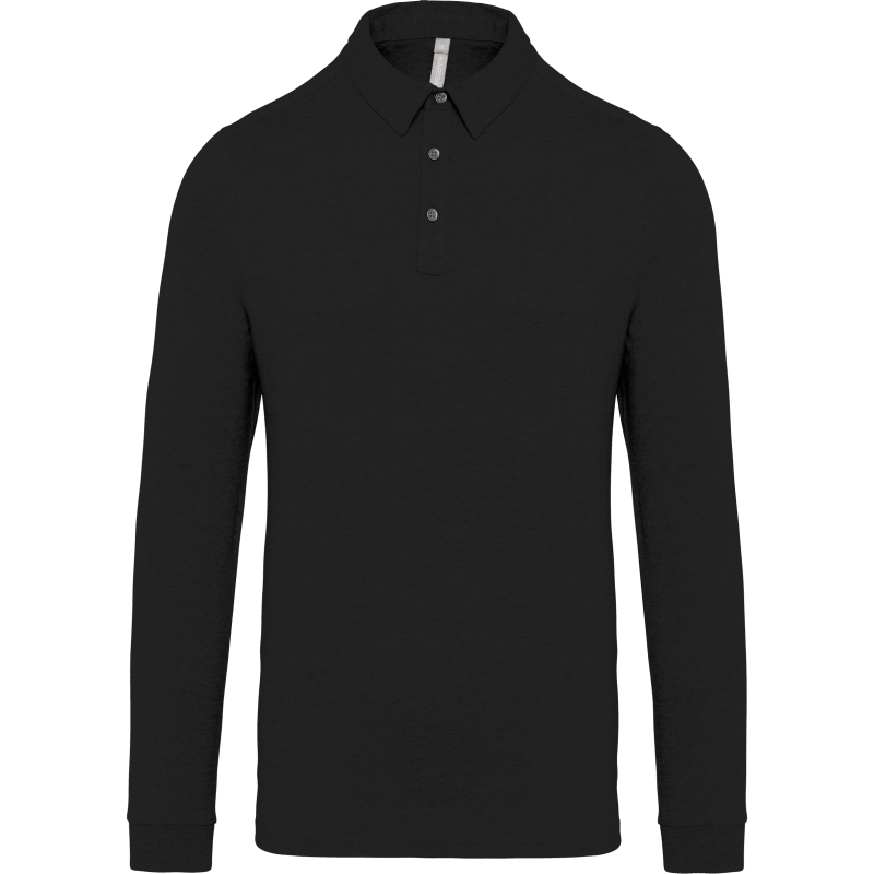 Camiseta polo de hombre de manga larga