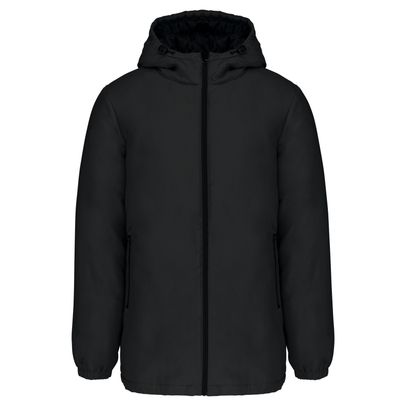 Parka com capuz de material reciclado unisex