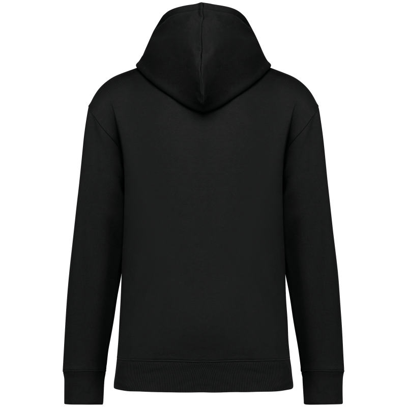 Sweatshirt eco-responsável com capuz e ombros descaídos cardada unissexo