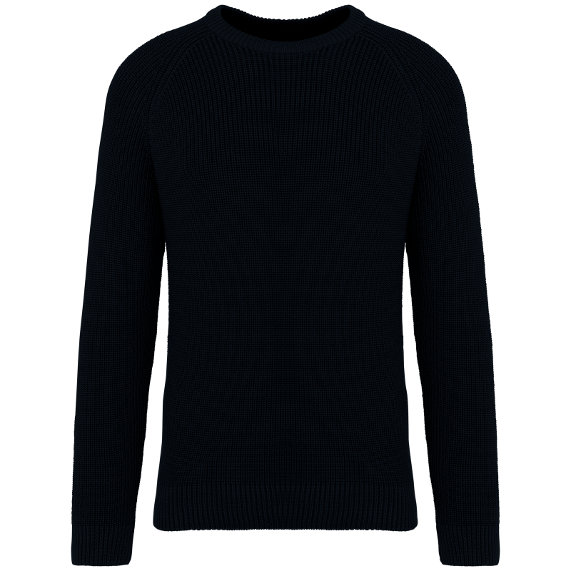 Camisola eco-responsável com malha grossa de homem