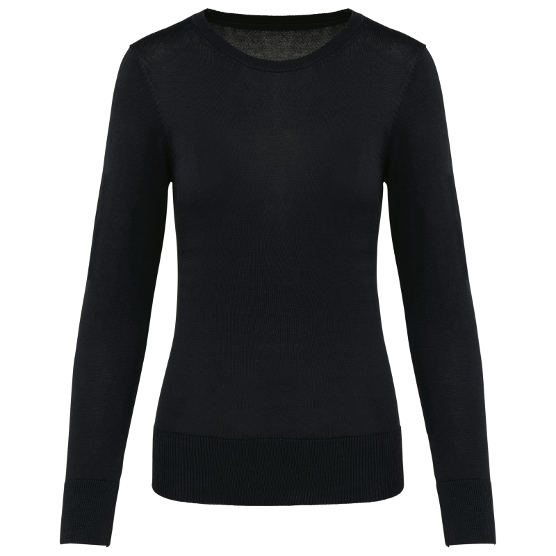 Camisola Supima® com decote redondo de senhora