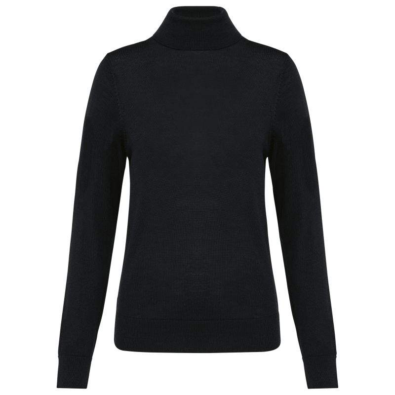 Camisola Merino de gola alta de senhora