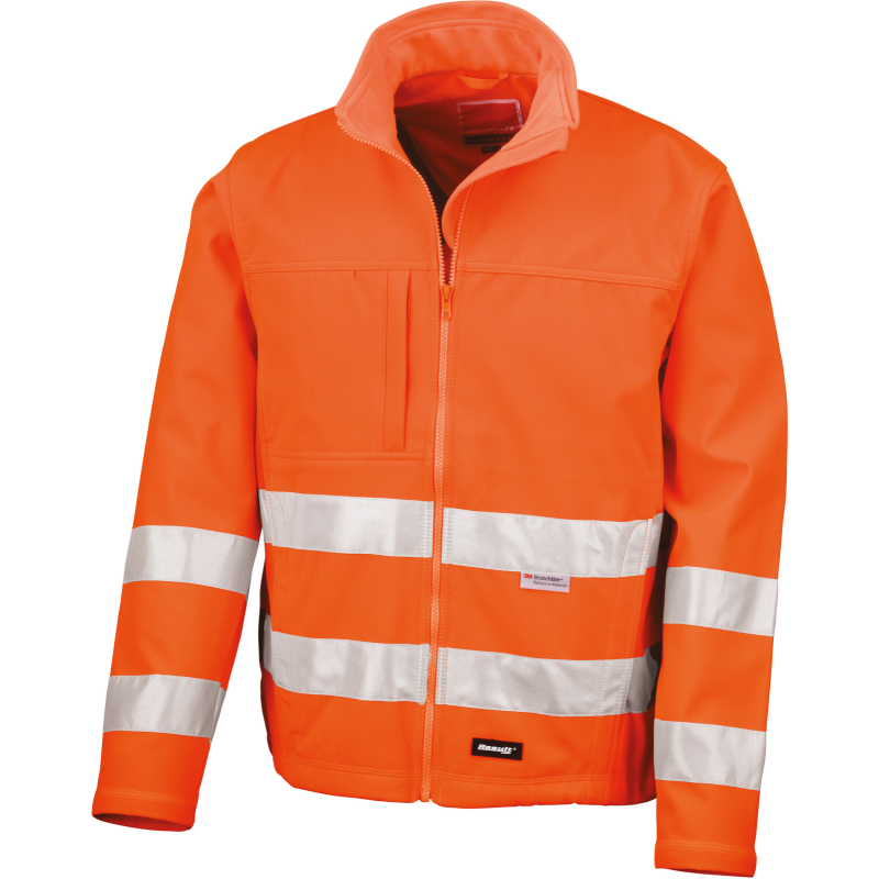 Softshell de alta visibilidade