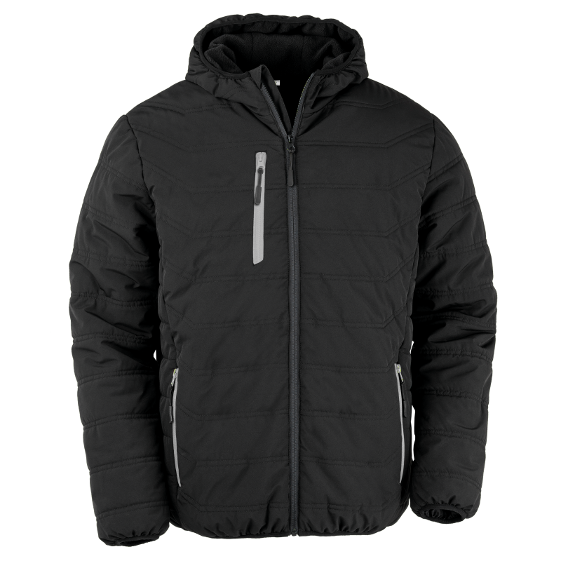 Blusão acolchoado black compass reciclado