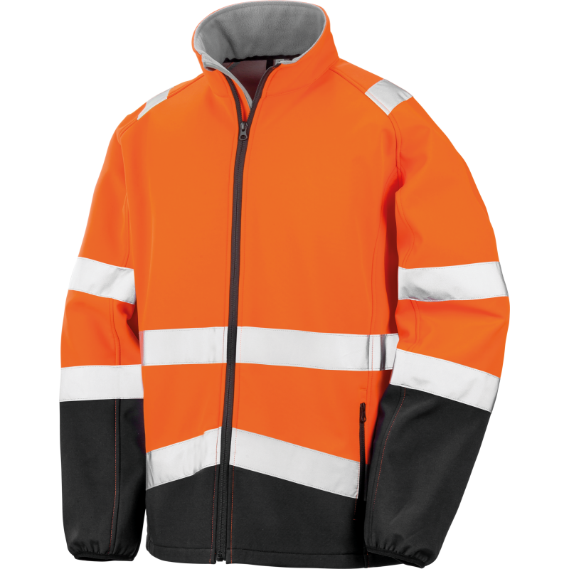 Casaco softshell de alta visibilidade