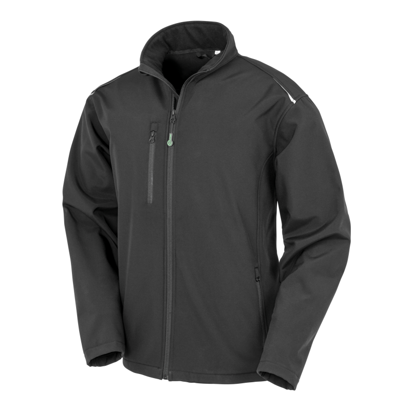 Casaco softshell em material reciclado