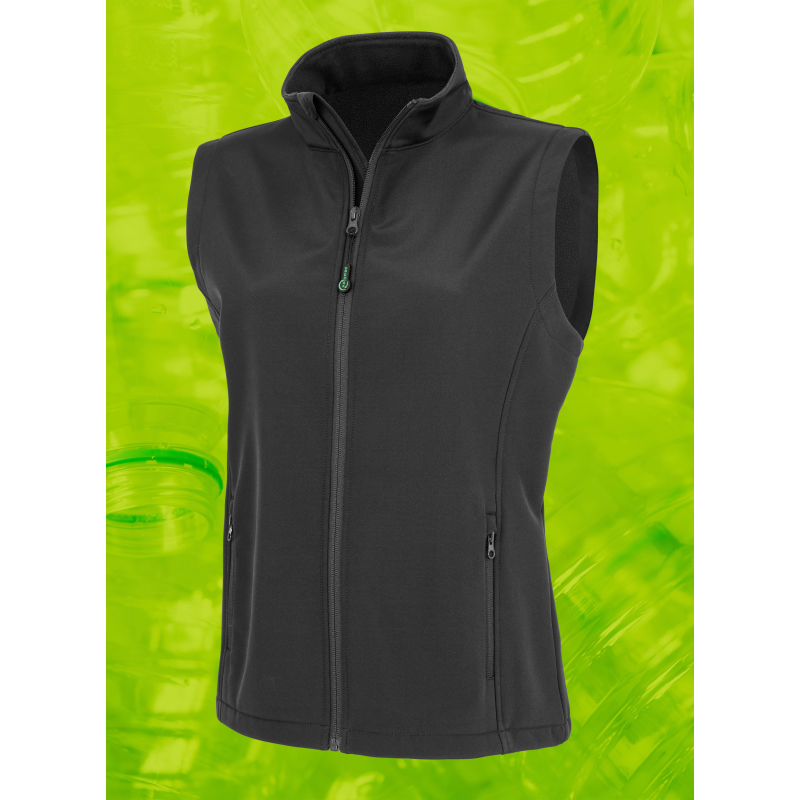 Colete softshell reciclado de senhora