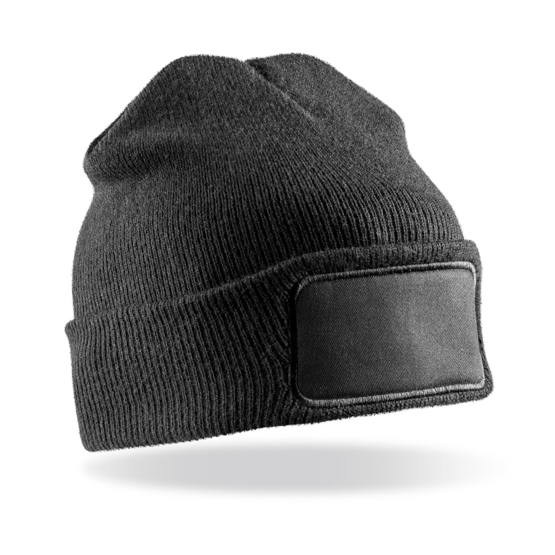 Gorro com patch Thinsulate™ em material reciclado