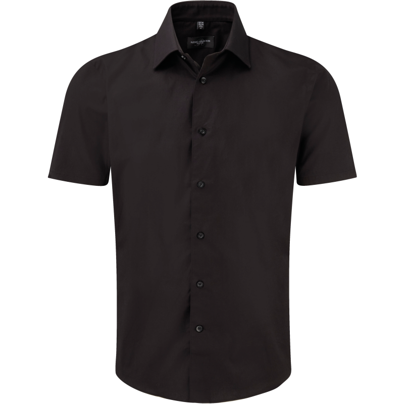 Camisa justa de manga curta