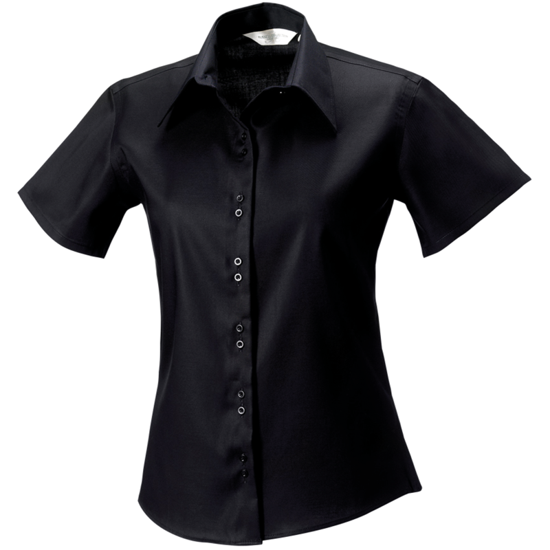 Camisa de senhora de manga curta que não precisa passar a ferro