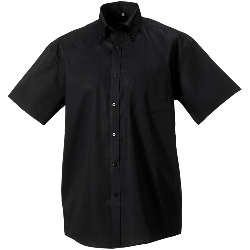 Camisa de homem de manga curta que não precisa passar a ferro