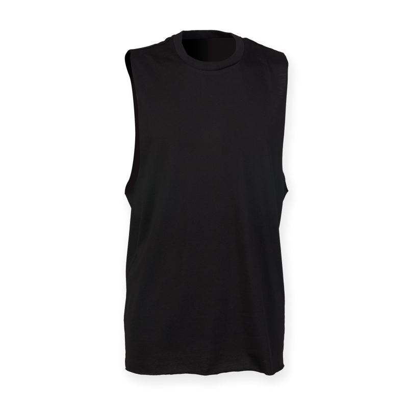 T-shirt de cavas evasé para homem