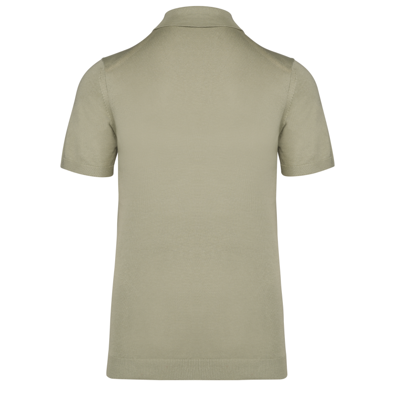 Polo eco-responsável em malha de homem