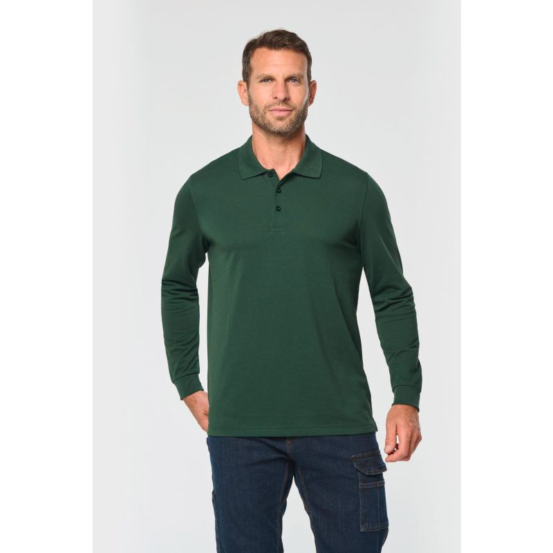 Polo de manga comprida