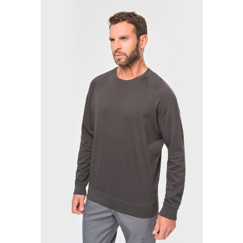 Sweatshirt com decote redondo