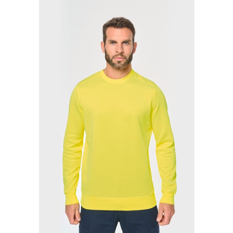 Sweatshirt eco-responsável poliéster/algodão unissexo
